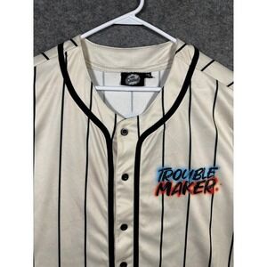 The Simpsons Bart Trouble Maker Baseball Jersey 2XL Welcome To‎ The Neighborhood